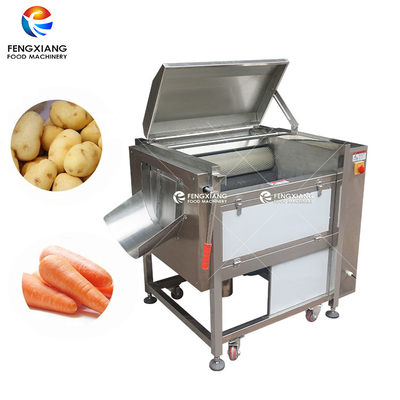 Máquina automática de Taro Peeling And Washing da cenoura da mandioca da máquina de casca do alimento da escova do rolo